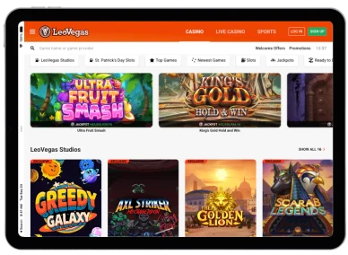 Game Selection at LeoVegas Casino