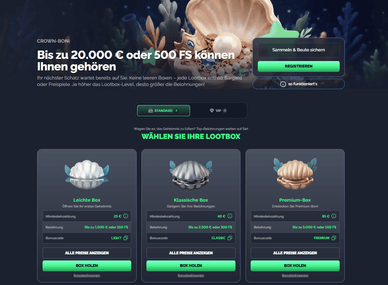 CrownPokies Casino - Die Lootboxen