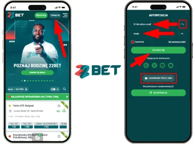 Jak się zalogować do 22Bet Casino? Jak się zalogować do 22Bet Kasyna?