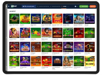 Juegos de Jackpot en el casino online 20bet