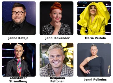 masked singer tuomarit