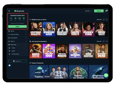 Cashback casino en France
