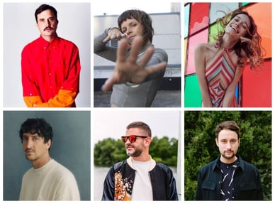 Artistas do GOAT Community Festival