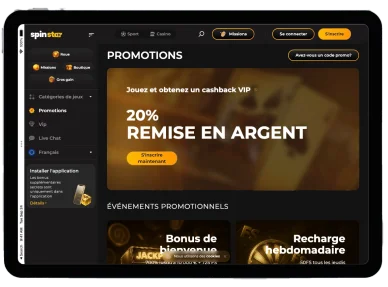 Le meilleur cashback casino
