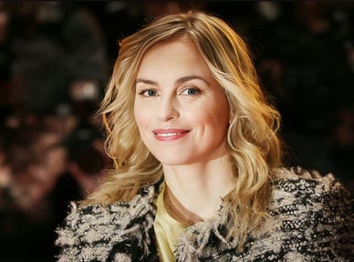 Nina Hoss, Porträt der deutschen Schauspielerin, Nahaufnahme