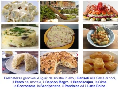 Piatti della cucina ligure Cucina Liguria