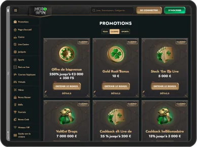 Bonus casino HeroSpin.