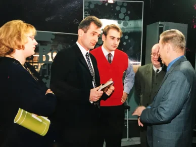 Георгій Гонгадзе і Леонід Кучма, 1999 рік