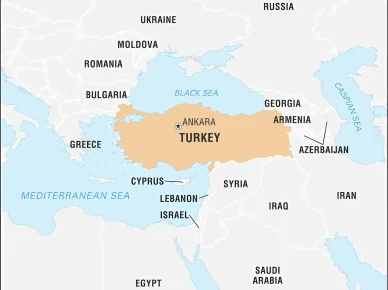 Mappa Turchia Turchia cartina