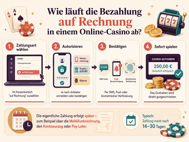 Bezahlung auf Rechnung Online-Casino