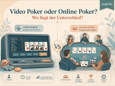Video Poker oder Online Poker