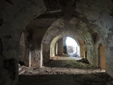 Тараканівський форт: підземелля 