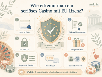 seriöses Casino mit EU Lizenz