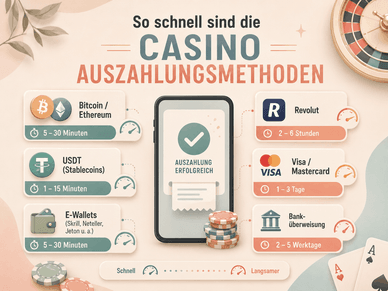 Online Casino Auszahlungsmethoden
