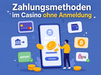 Zahlungsmethoden im Online Casino ohne Anmeldung