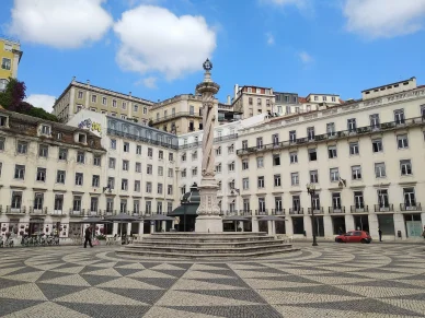 Praça do Município em Lisboa