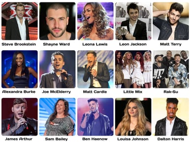 x factor winners