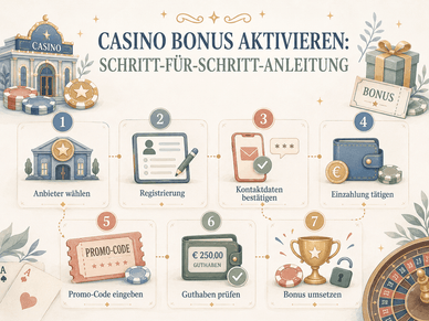 Online Casino Bonus aktivieren Casino Bonus aktivieren