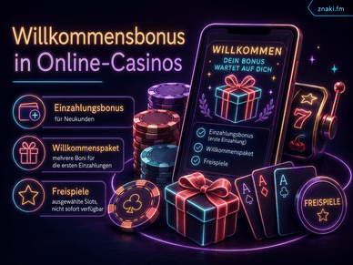 Willkommensbonus in Online-Casinos