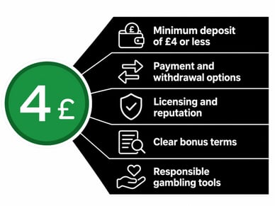 best £4 deposit casinos