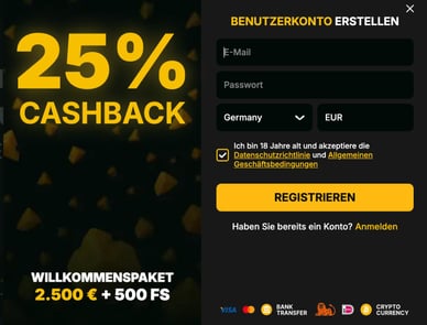 Kaasino: Schnelle Registrierung im Casino