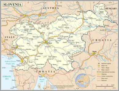 Slovenia cartina