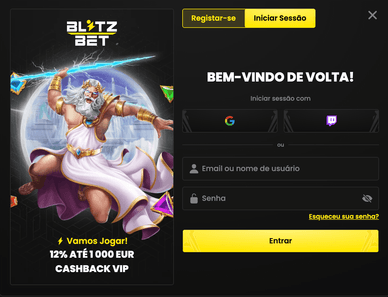 Login no casino online Blitz-bet