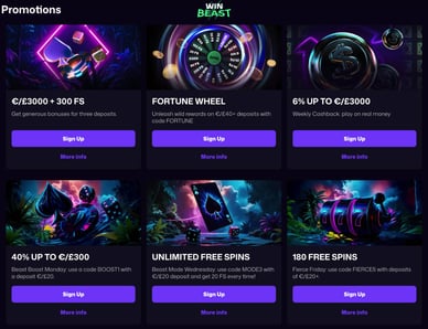 Win Beast promo code