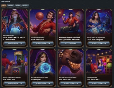 Bonuses im Casinos mit VPN