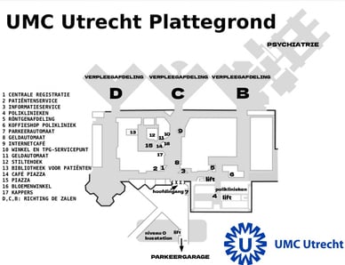 plattegrond umc utrecht