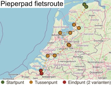 pieperpad fietsroute