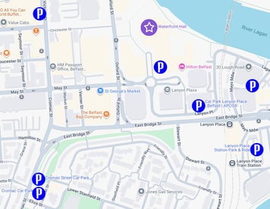 waterfront hall parking
