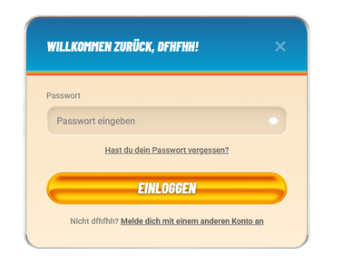 Login Login beim Vegasino Casino