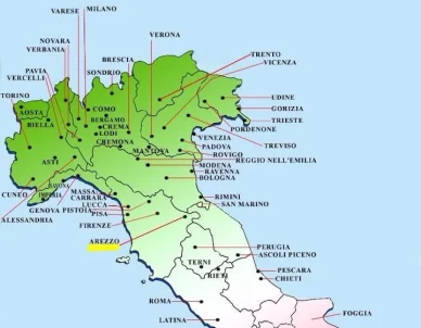 Arezzo maps