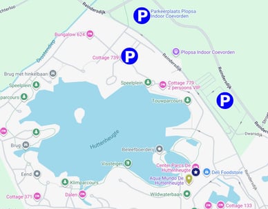 parkeren huttenheugte