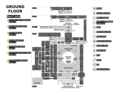 the british museum map