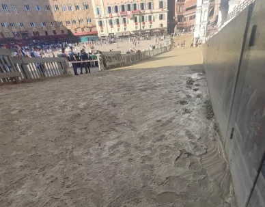 Pioggia Palio di Siena