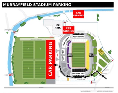 parking near murrayfield stadium
