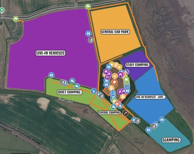 lindisfarne festival map