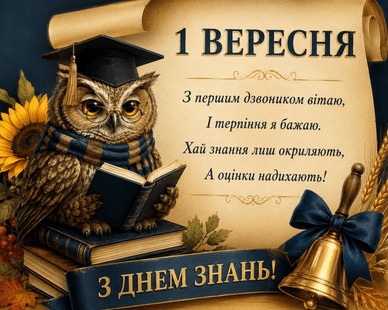 Привітання у віршах зі святом День знань Привітання у віршах із святом День знань
