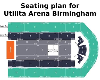 utilita arena birmingham seating plan