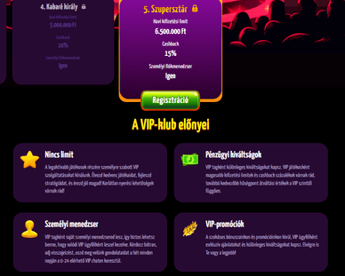 Joker8 casino  VIP program