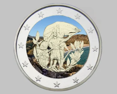 Νόμισμα 2 ευρώ 100 χρόνια από την ένταξη της Κρήτης στην Ελλάδα