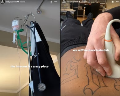 Reezy im Krankenhaus