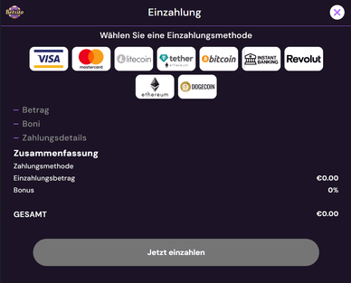 Online Casino Betzito einzahlung