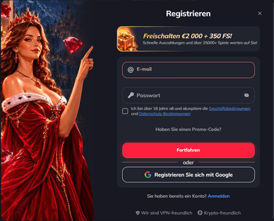 Registrierung im SpinEmpire Casino Registrierung SpinEmpire Online Casino