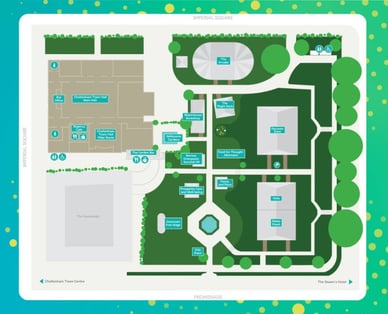 cheltenham literature festival map
