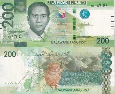 Купюра 200 філіппінських песо