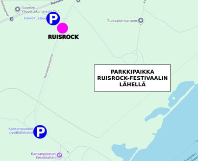 ruisrock parkkipaikka