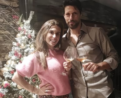 Vítor Bruno e a sua esposa Elsa Varela